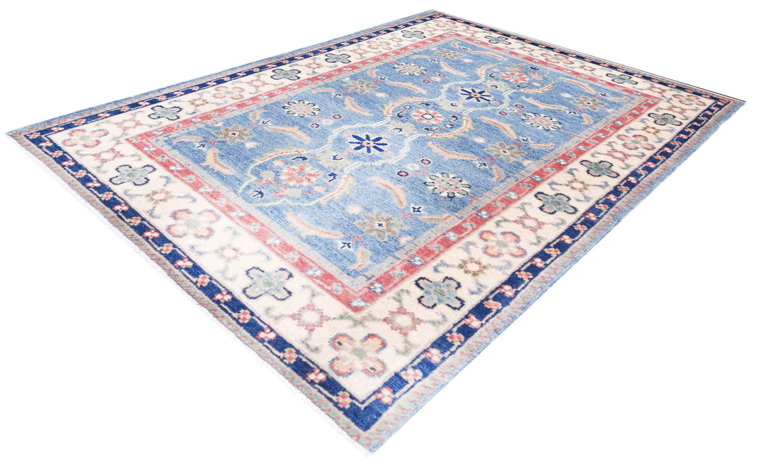 Hand Knotted Tribal Kazak Wool Rug 2' 7" x 4' 1" - No. AT48158