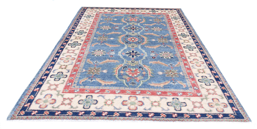 Hand Knotted Tribal Kazak Wool Rug 2' 7" x 4' 1" - No. AT48158