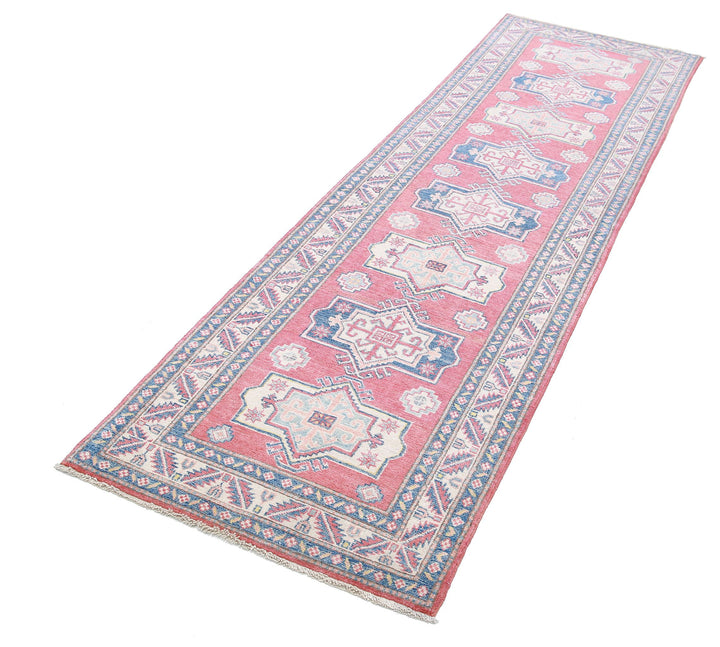 Hand Knotted Tribal Kazak Wool Rug 2' 7" x 9' 0" - No. AT81519