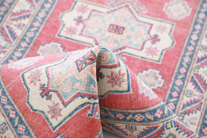 Hand Knotted Tribal Kazak Wool Rug 2' 7" x 9' 0" - No. AT81519