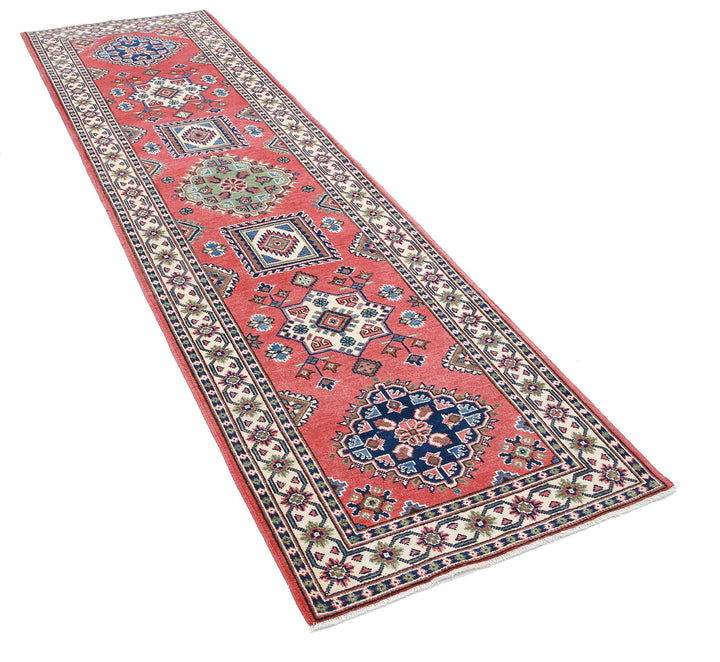 Hand Knotted Tribal Kazak Wool Rug 2' 8" x 9' 6" - No. AT97635