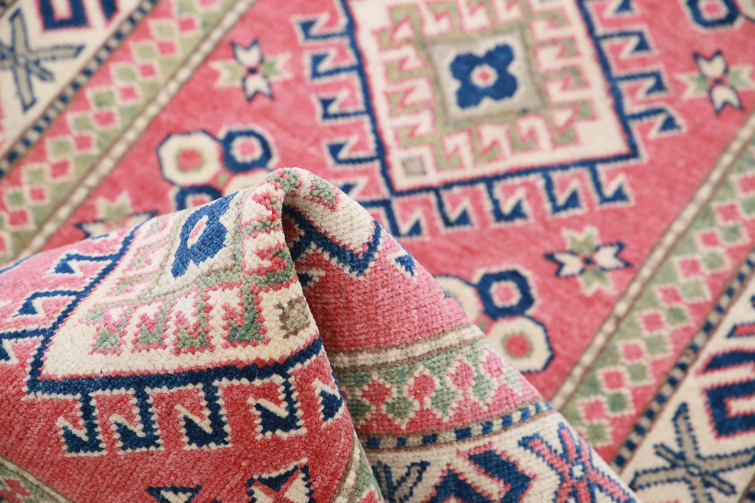 Hand Knotted Tribal Kazak Wool Rug 2' 9" x 9' 6" - No. AT67051