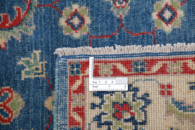 Hand Knotted Tribal Kazak Wool Rug 3' 3" x 4' 9" - No. AT55317