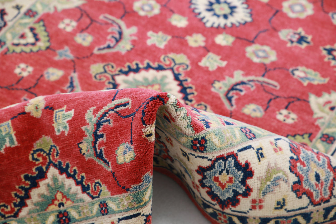 Hand Knotted Tribal Kazak Wool Rug 3' 0" x 4' 8" - No. AT27366