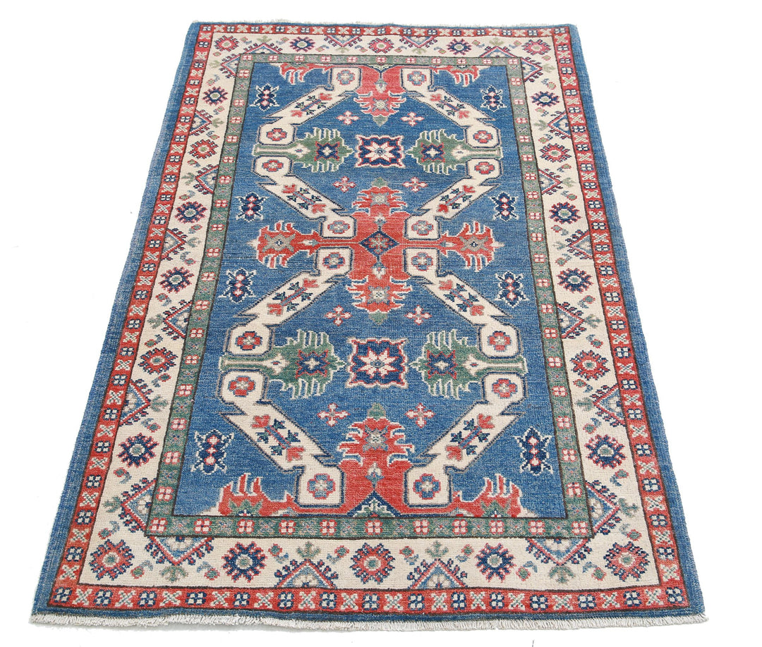 Hand Knotted Tribal Kazak Wool Rug 3' 0" x 5' 0" - No. AT66875