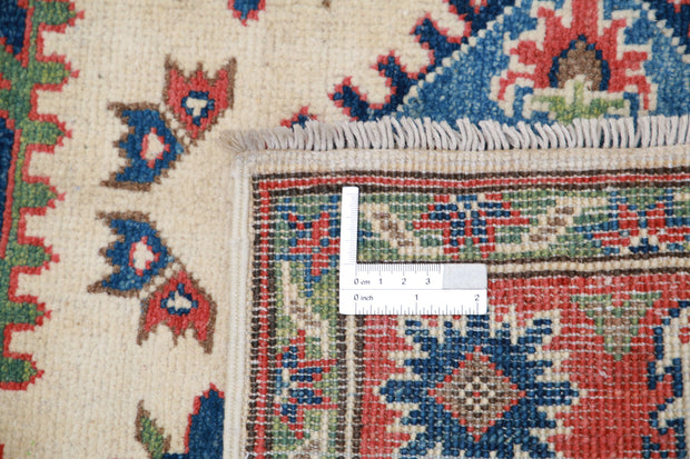 Hand Knotted Tribal Kazak Wool Rug 2' 10" x 4' 11" - No. AT22998