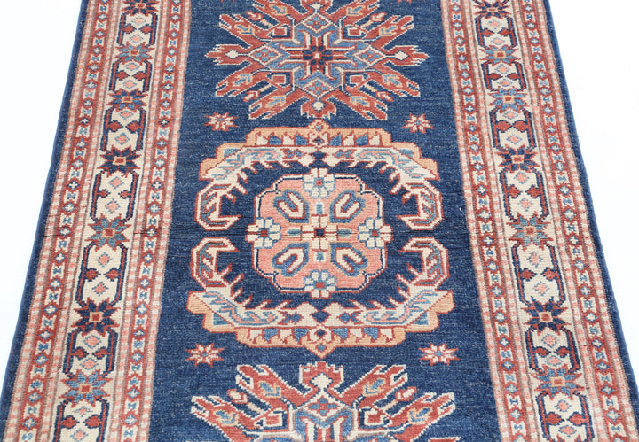 Hand Knotted Tribal Kazak Wool Rug 3' 0" x 4' 10" - No. AT91691