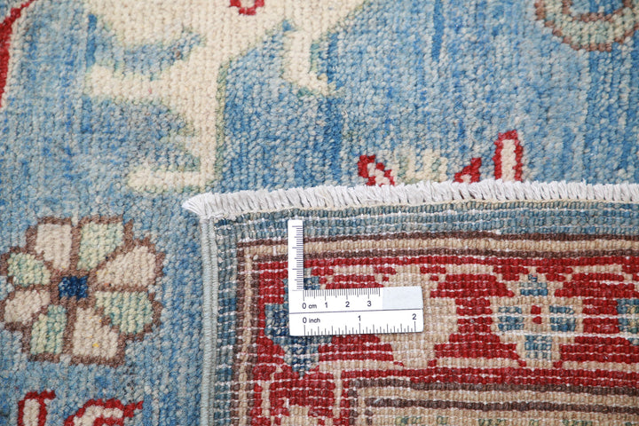 Hand Knotted Tribal Kazak Wool Rug 4' 10" x 6' 7" - No. AT91595