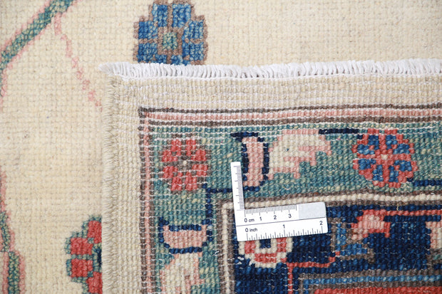 Hand Knotted Tribal Kazak Wool Rug 8' 6" x 11' 8" - No. AT86722