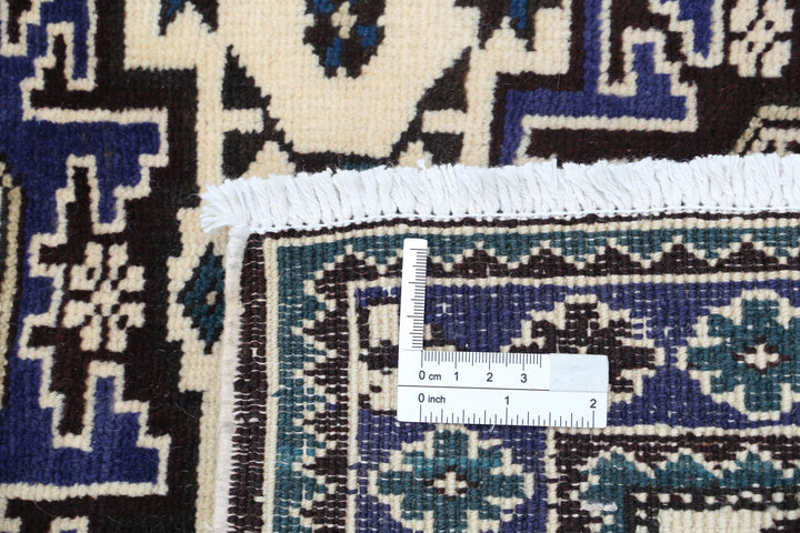Hand Knotted Persian Kazak Wool Rug 2' 5" x 3' 4" - No. AT58677