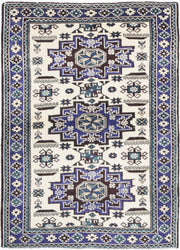 Hand Knotted Persian Kazak Wool Rug 2' 5" x 3' 4" - No. AT58677