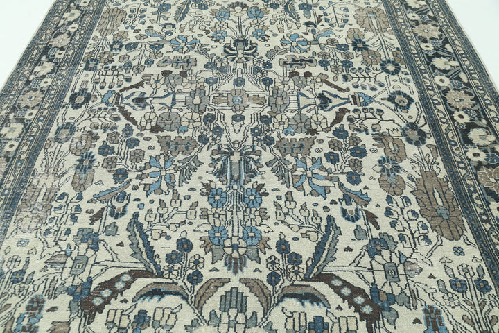 Hand Knotted Vintage Persian Bakhtiari Wool Rug 7' 2" x 13' 0" - No. AT97152