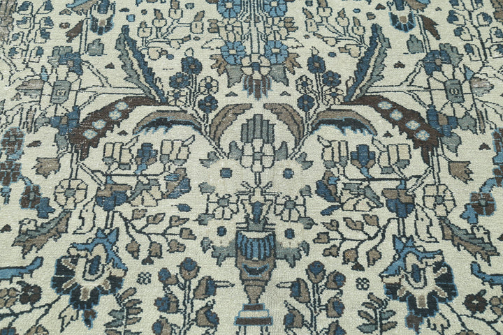 Hand Knotted Vintage Persian Bakhtiari Wool Rug 7' 2" x 13' 0" - No. AT97152