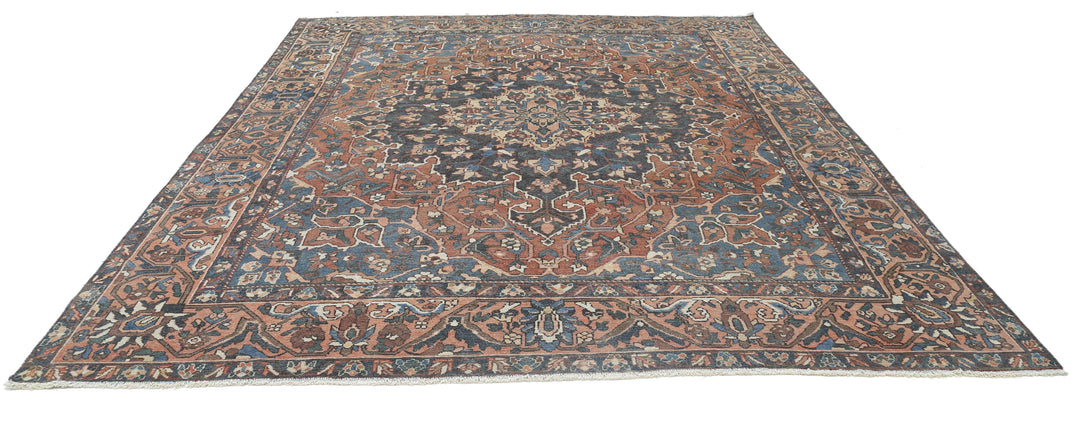 Hand Knotted Vintage Persian Bakhtiari Wool Rug 10' 0" x 11' 11" - No. AT36425