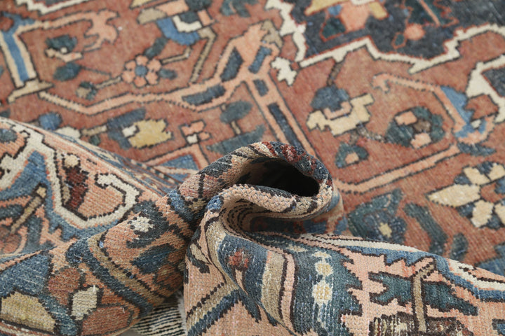 Hand Knotted Vintage Persian Bakhtiari Wool Rug 10' 0" x 11' 11" - No. AT36425