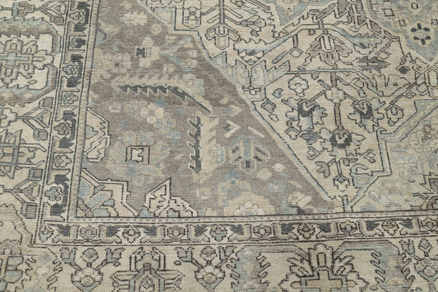 Hand Knotted Vintage Persian Bakhtiari Wool Rug 10' 1" x 12' 3" - No. AT47789