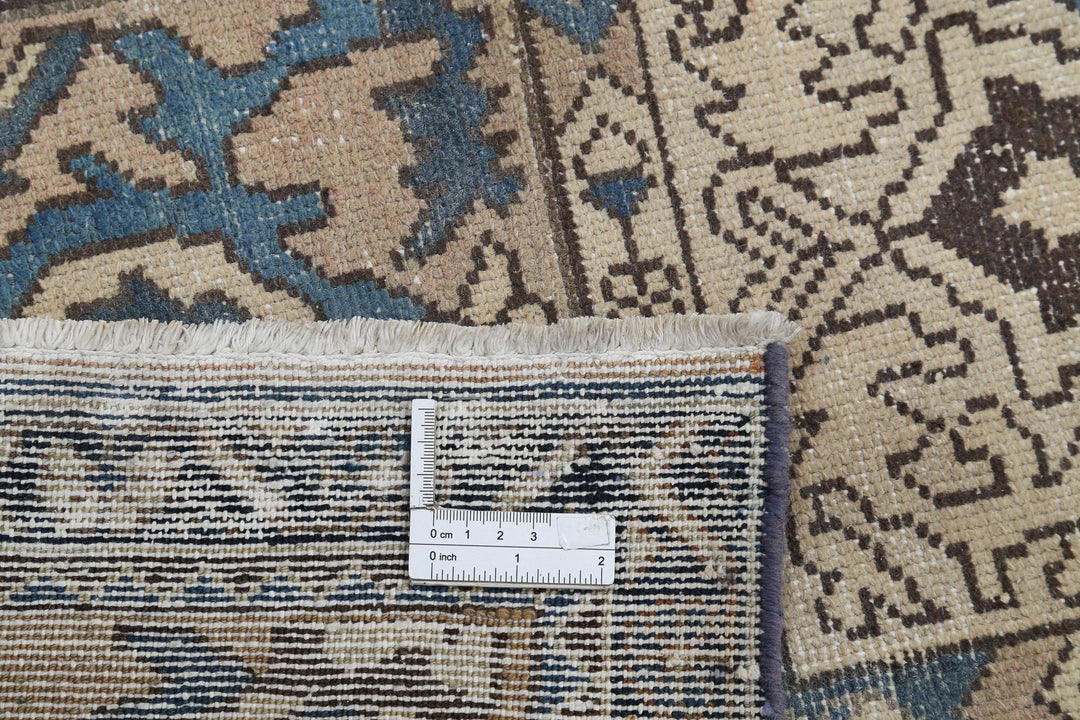 Hand Knotted Vintage Persian Bakhtiari Wool Rug 9' 7" x 12' 2" - No. AT61729