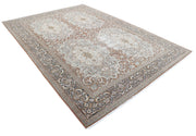 Hand Knotted Vintage Persian Bijar Wool Rug 7' 9" x 10' 11" - No. AT59560