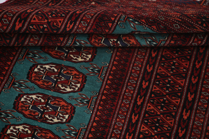 Hand Knotted Tribal Bokhara Wool Rug 2' 11" x 5' 6" - No. AT45083