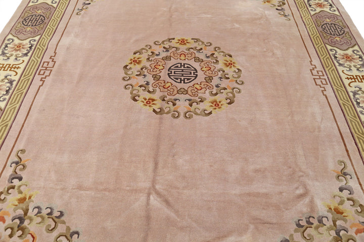 Hand Knotted Traditional Chinese Wool Rug 8' 10" x 12' 1" - No. AT76937