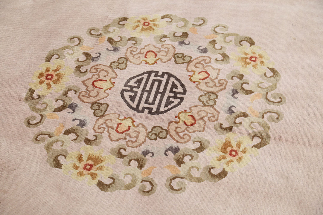 Hand Knotted Traditional Chinese Wool Rug 8' 10" x 12' 1" - No. AT76937