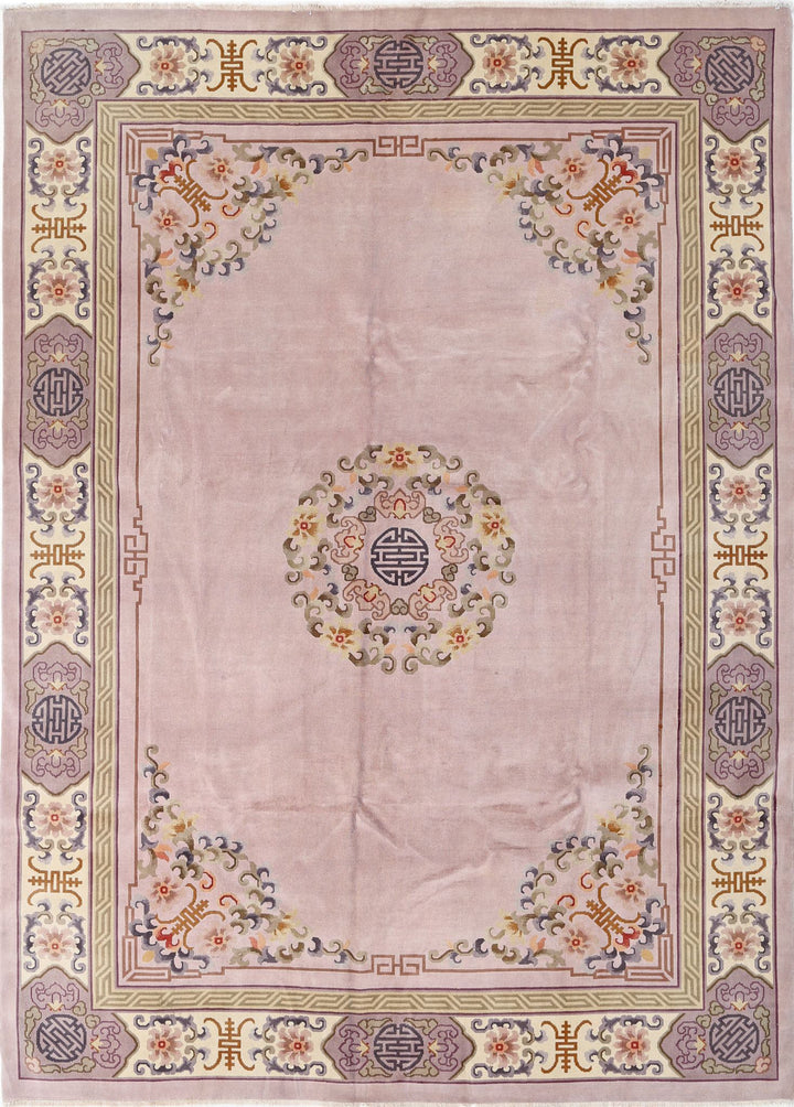 Hand Knotted Traditional Chinese Wool Rug 8' 10" x 12' 1" - No. AT76937