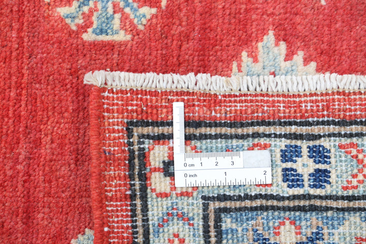 Hand Knotted Tribal Kazak Wool Rug 8' 0" x 9' 10" - No. AT96827