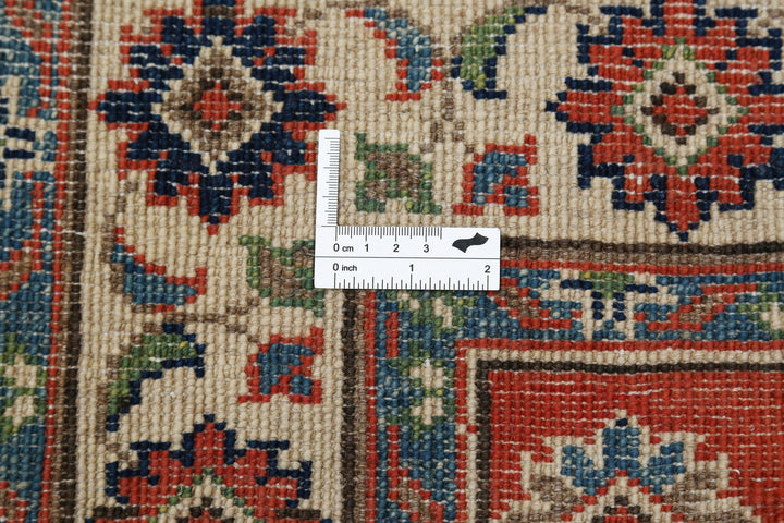 Hand Knotted Tribal Kazak Wool Rug 2' 8" x 6' 9" - No. AT11815