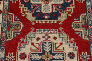 Hand Knotted Tribal Kazak Wool Rug 2' 7" x 9' 8" - No. AT96256