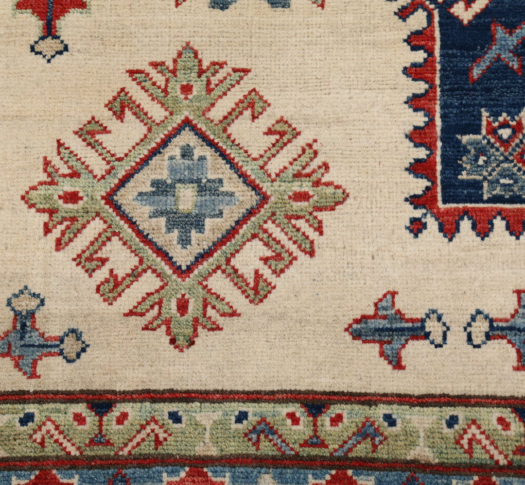 Hand Knotted Tribal Kazak Wool Rug 6' 9" x 9' 8" - No. AT17260