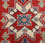 Hand Knotted Tribal Kazak Wool Rug 2' 7" x 9' 7" - No. AT63068