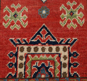 Hand Knotted Tribal Kazak Wool Rug 1' 10" x 5' 10" - No. AT45310