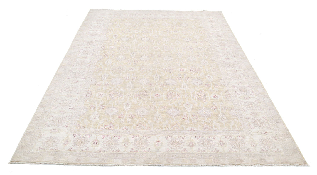 Hand Knotted Fine Serenity Wool Rug 6' 3" x 8' 9" - No. AT10183