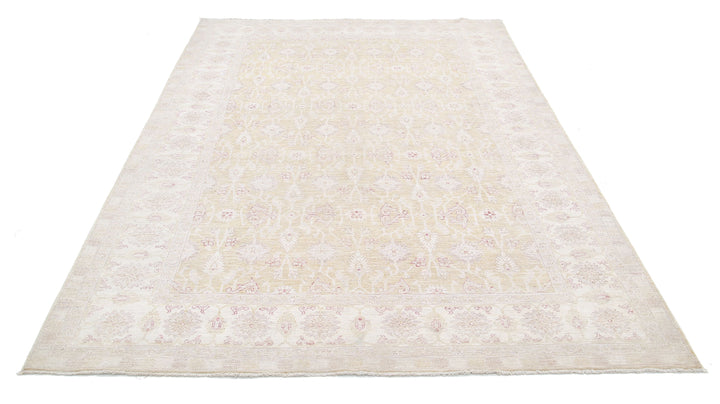 Hand Knotted Fine Serenity Wool Rug 6' 3" x 8' 9" - No. AT10183