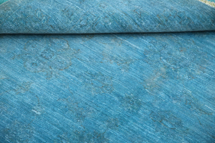 Hand Knotted Overdye Wool Rug 5' 0" x 5' 2" - No. AT28995