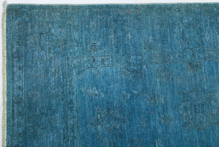 Hand Knotted Overdye Wool Rug 5' 0" x 5' 2" - No. AT28995