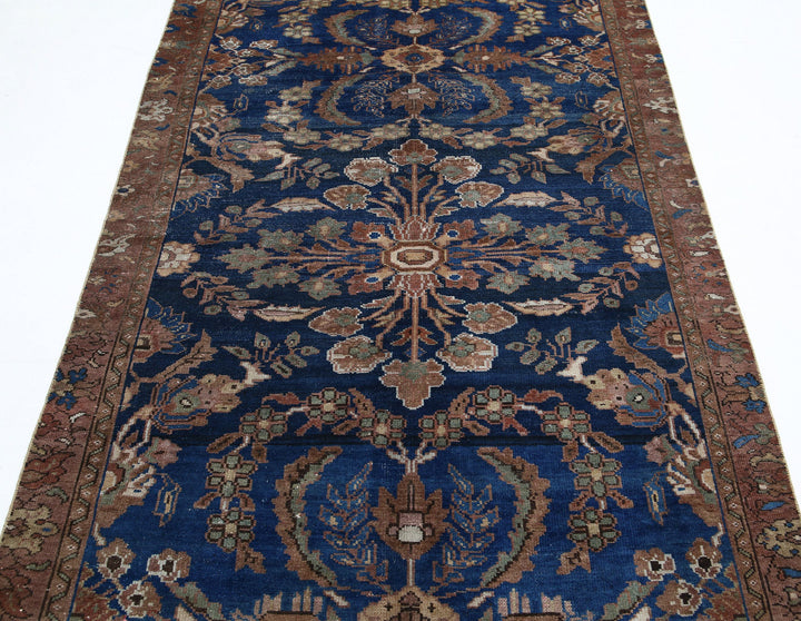 Hand Knotted Vintage Persian Hamadan Wool Rug 4' 6" x 10' 1" - No. AT96237