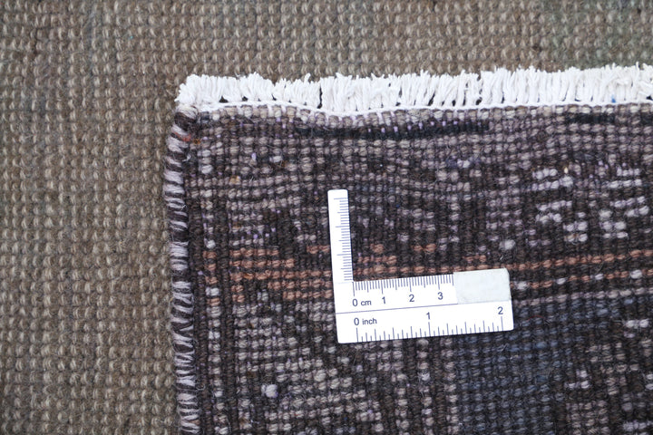 Hand Knotted Transitional Overdye Hamadan Wool Rug 6' 8" x 9' 5" - No. AT86882