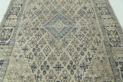 Hand Knotted Vintage Persian Hamadan Wool Rug 6' 10" x 9' 8" - No. AT27590