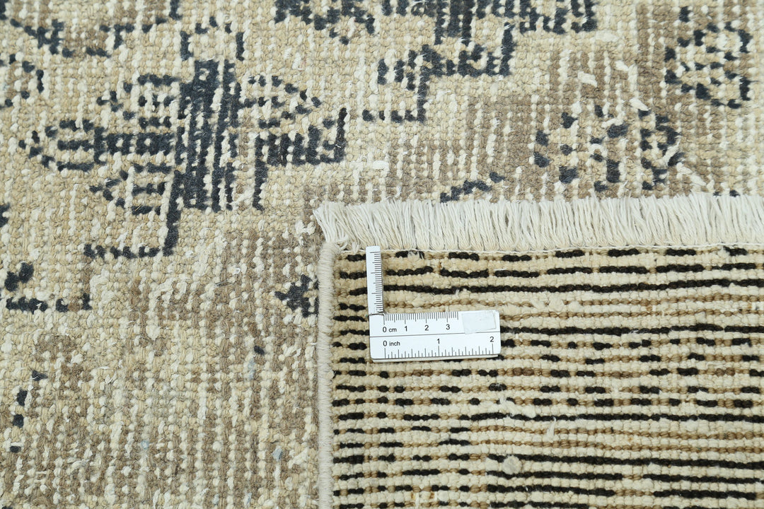 Hand Knotted Vintage Persian Hamadan Wool Rug 6' 10" x 9' 8" - No. AT27590