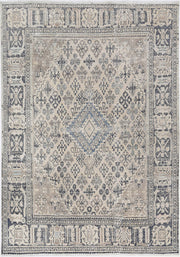 Hand Knotted Vintage Persian Hamadan Wool Rug 6' 10" x 9' 8" - No. AT27590