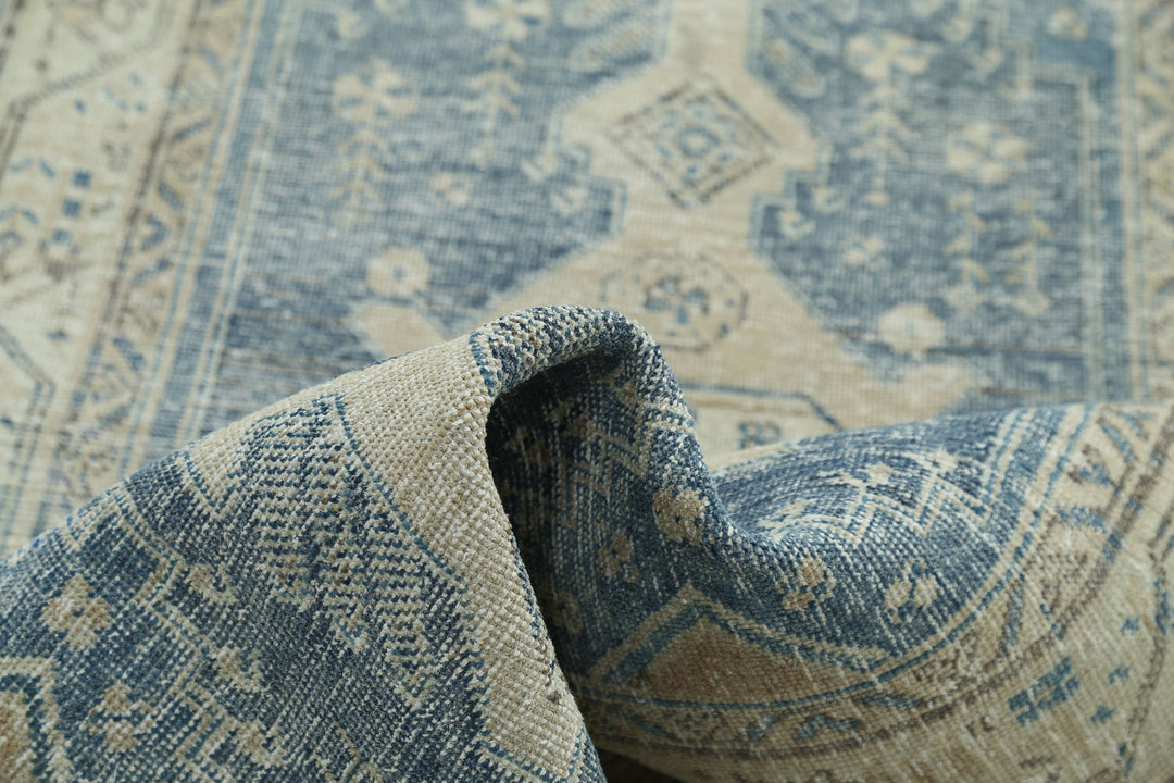 Hand Knotted Vintage Persian Hamadan Wool Rug 3' 5" x 13' 5" - No. AT77760