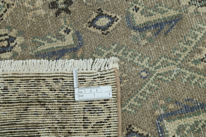 Hand Knotted Vintage Persian Hamadan Wool Rug 3' 8" x 13' 10" - No. AT52720