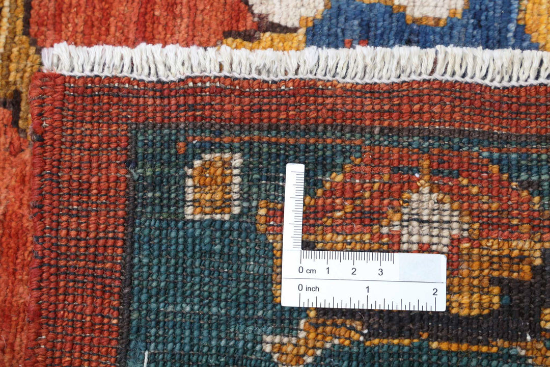 Hand Knotted Nomadic Caucasian Humna Wool Rug 8' 3" x 9' 10" - No. AT23839