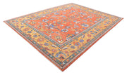 Hand Knotted Nomadic Caucasian Humna Wool Rug 8' 10" x 11' 8" - No. AT66819