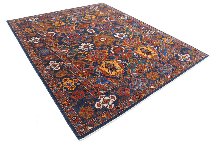 Hand Knotted Nomadic Caucasian Humna Wool Rug 8' 3" x 9' 11" - No. AT12463