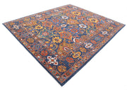 Hand Knotted Nomadic Caucasian Humna Wool Rug 8' 3" x 9' 11" - No. AT12463