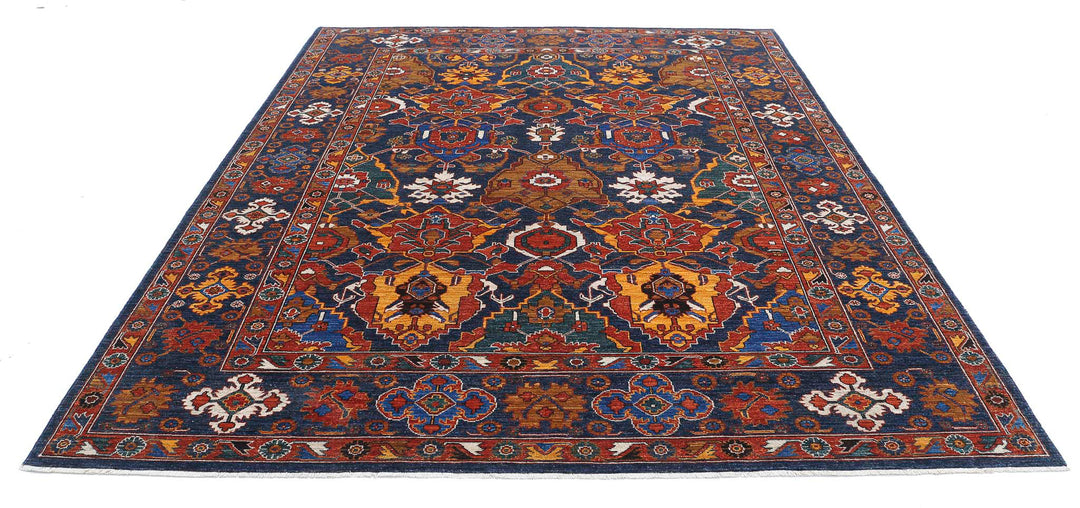 Hand Knotted Nomadic Caucasian Humna Wool Rug 8' 3" x 9' 11" - No. AT12463