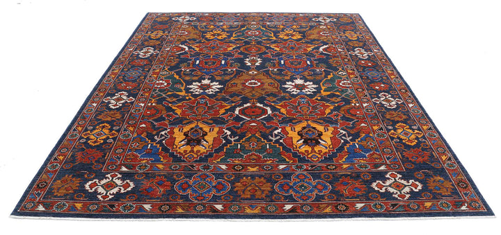 Hand Knotted Nomadic Caucasian Humna Wool Rug 8' 3" x 9' 11" - No. AT12463