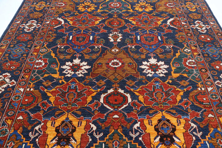 Hand Knotted Nomadic Caucasian Humna Wool Rug 8' 3" x 9' 11" - No. AT12463